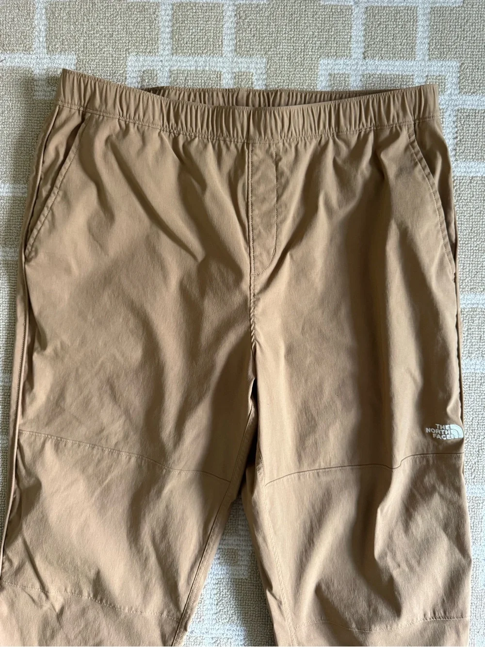The North Face Limestone Trousers Nylon Stretch Hiking Pants Khaki Tan Large